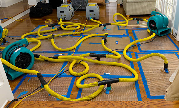 Professional Sewage Cleanup technician working in Prague, OK